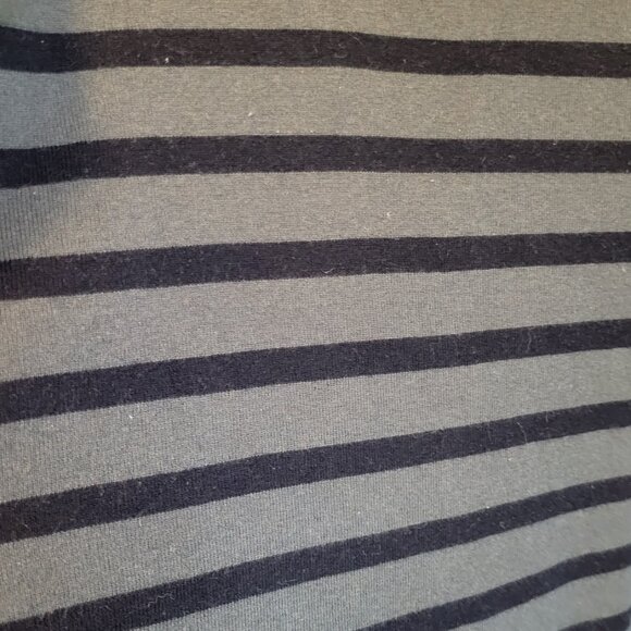 Organic John Patrick Striped Cashmere Sweater Medium - Picture 3 of 6